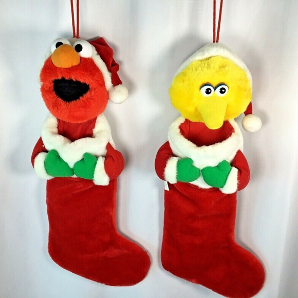 Sesame Street~Elmo~Big Bird~Christmas Stockings~ - Picture 2 of 8